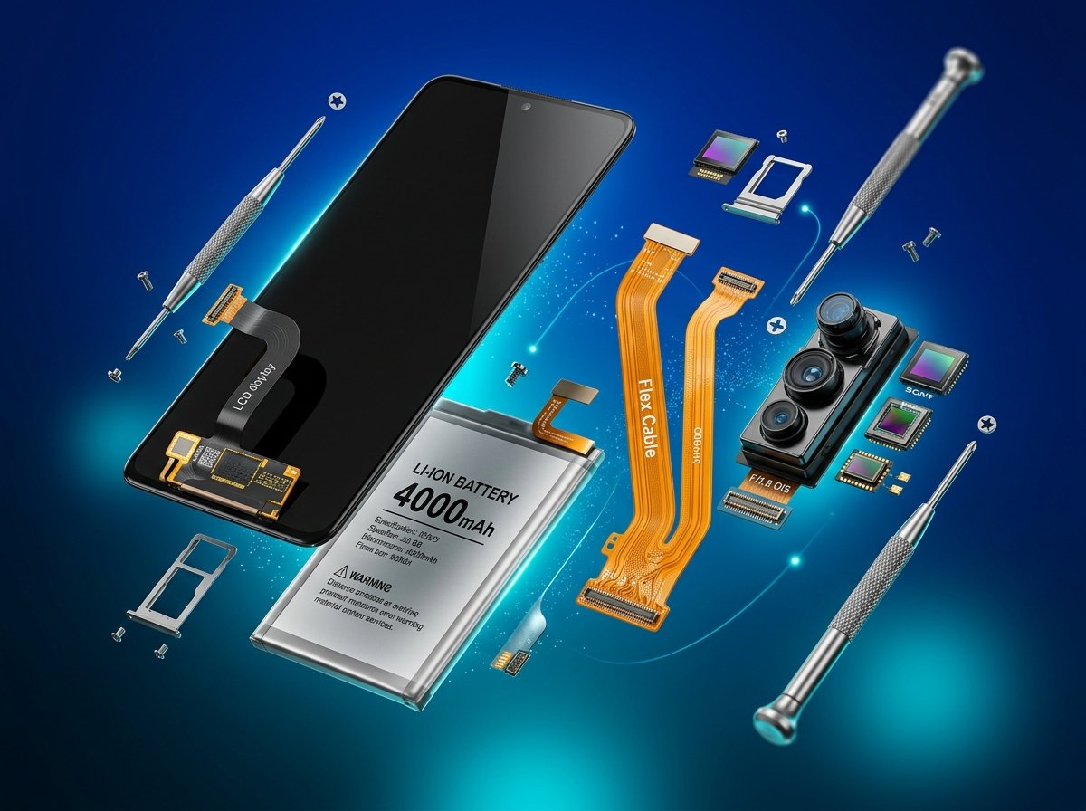 Precision smartphone spare parts and repair components